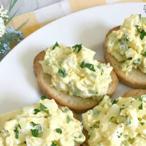 Egg Salad Crostini