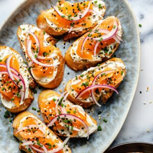Smoked Salmon Crostini