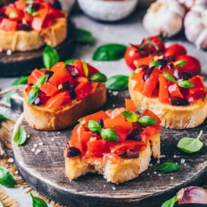 Tomato Basil Crostini