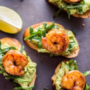 Garlic Shrimp Avocado