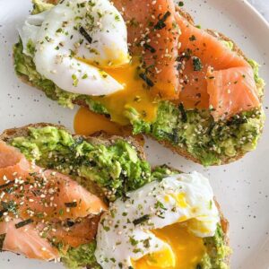 Avocado Salmon & Egg Toast