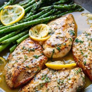 Garlic Chicken & Asparagus