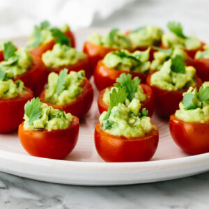 Aubergine stuffed tomatoes 🍅