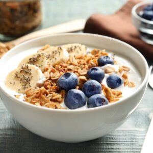 Banana & Blueberry Oats