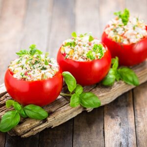Cheese stuffed tomatoes 🍅